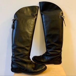 Coach Over the Knee Leather Boots